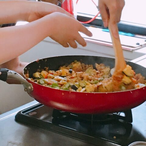 8/4(月)二子玉川開催！ 夏休み親子野菜レッスン「スパイスカレー作り」の画像